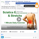 Speichere Inhalte in Facebook