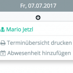 Abwesenheiten direkt im Kalender hinzufügen