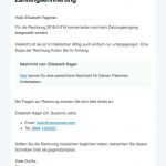 appointmed Zahlungserinnerung E-Mail