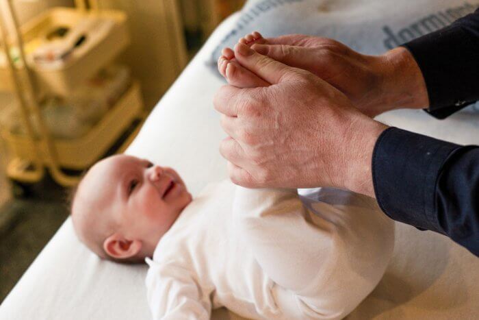 Osteopathische Therapie bei Babies