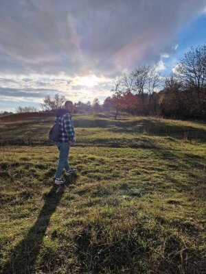 Valentin beim Wandern