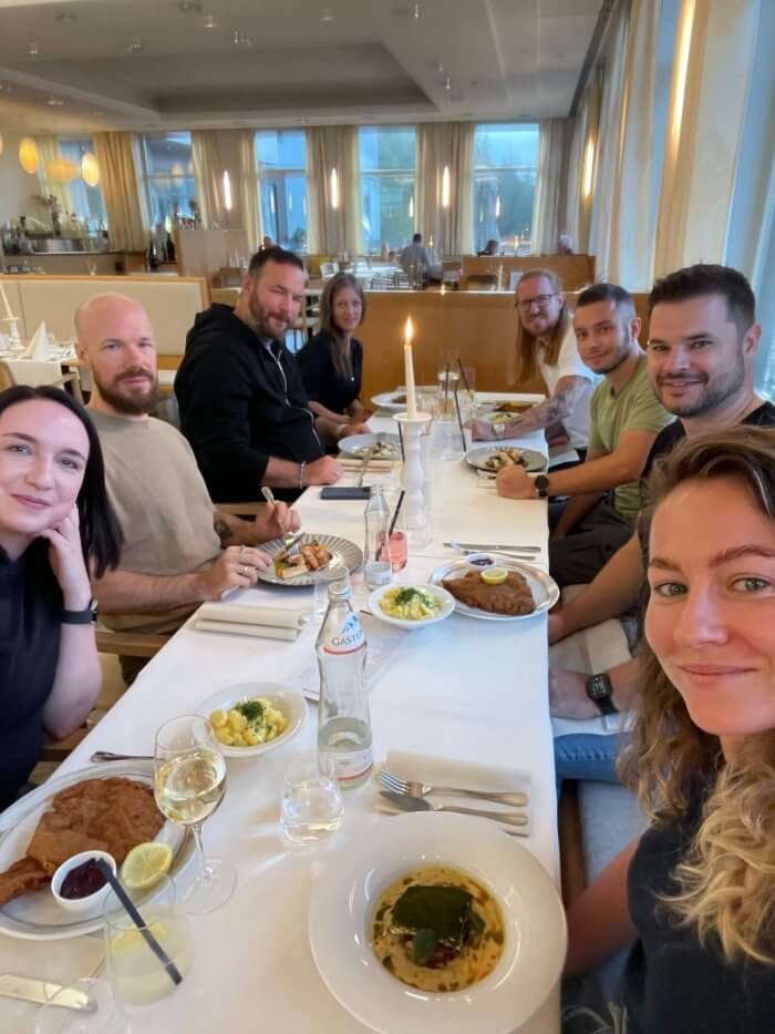 appointmed Team Dinner