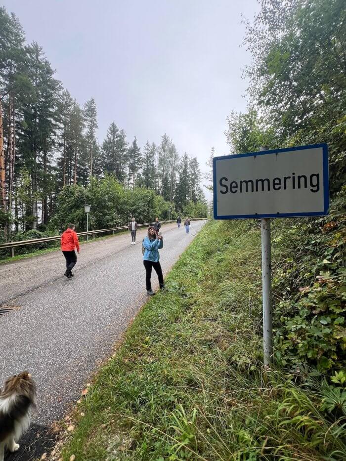 Semmering Ortsschild
