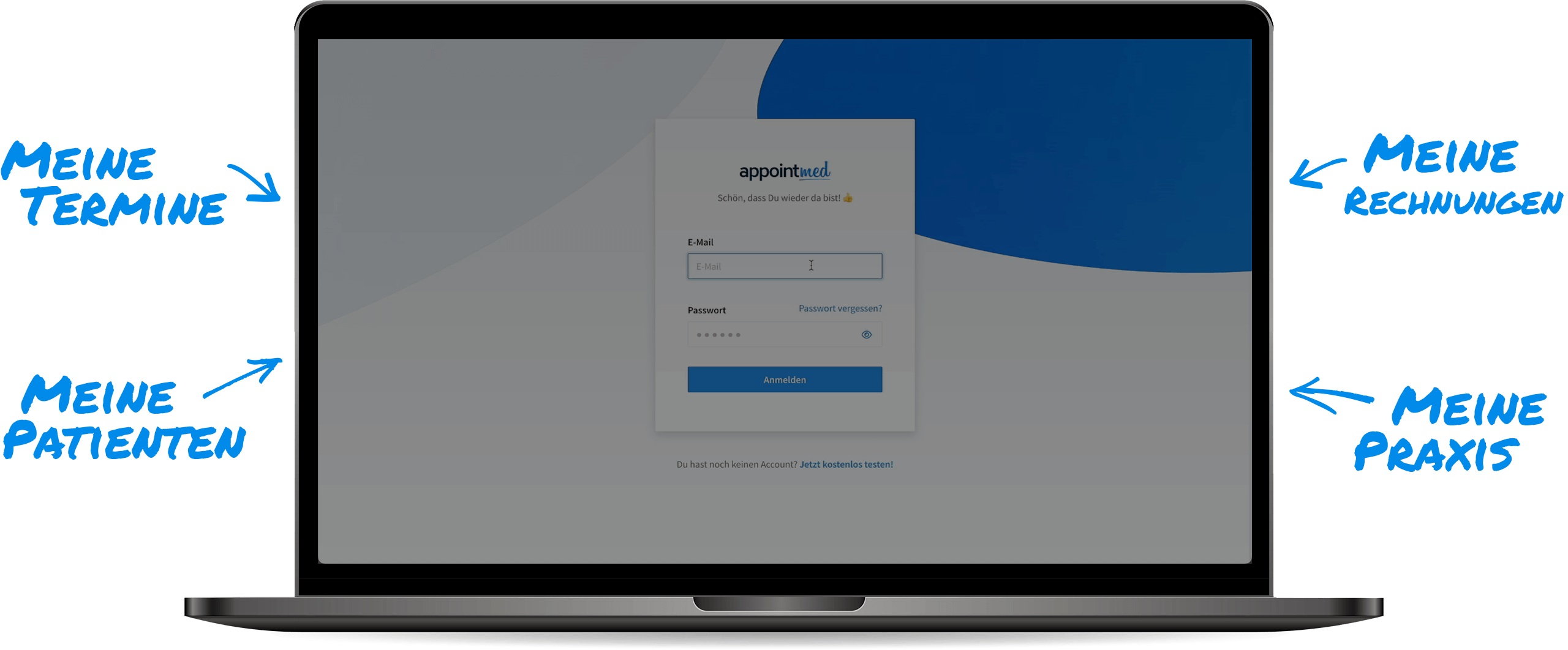appointmed Praxissoftware: Meine Termine, meine Patienten, meine Rechnungen, meine Praxis
