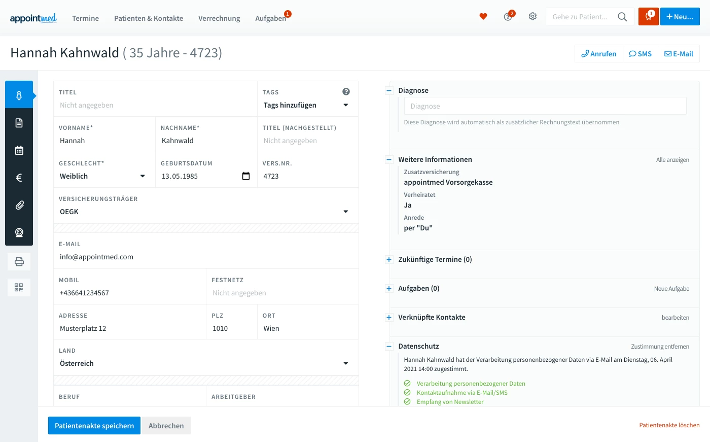 appointmed - Elektronische Patientenakte