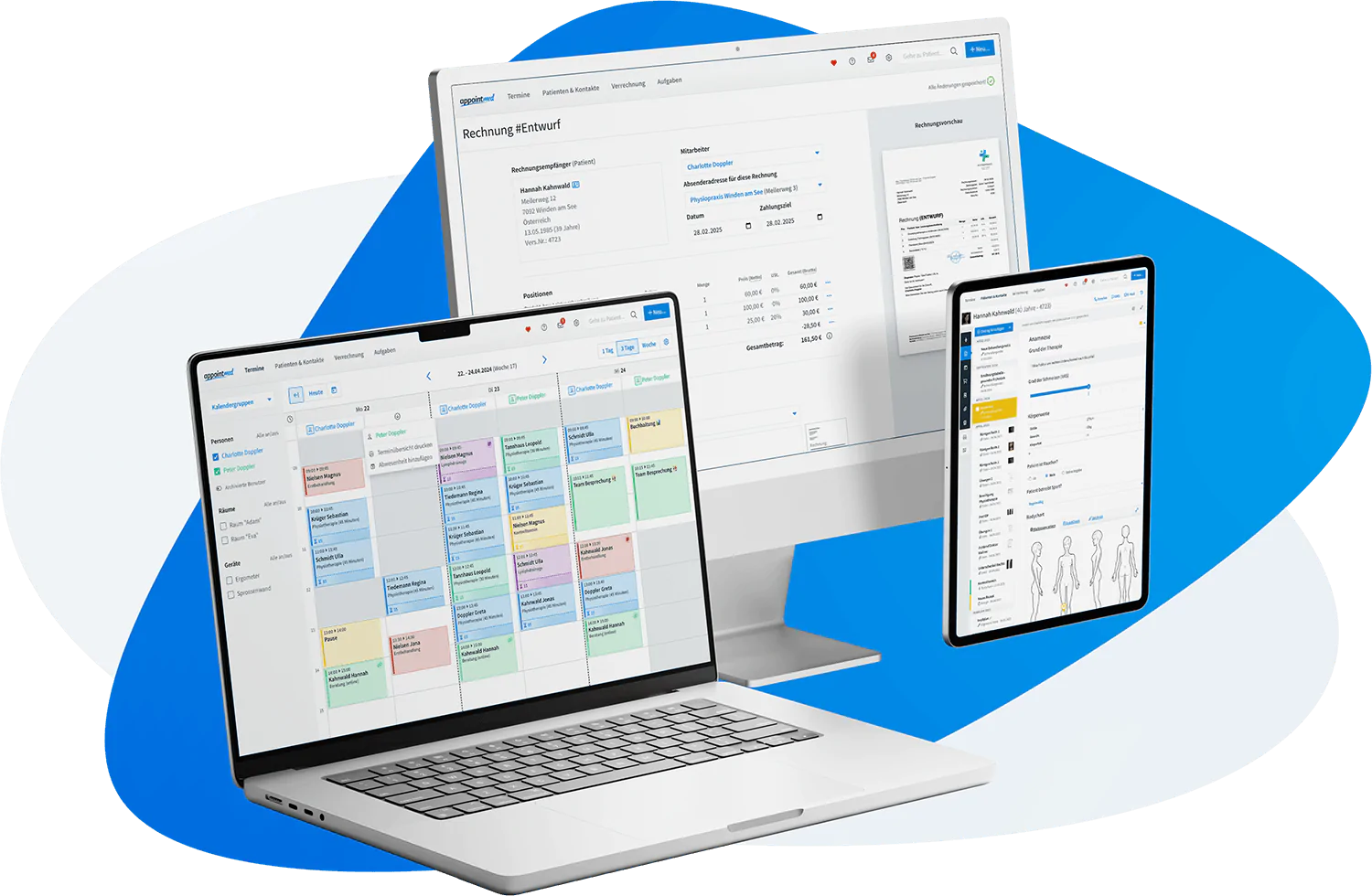 appointmed Praxissoftware f&uuml;r Therapeuten